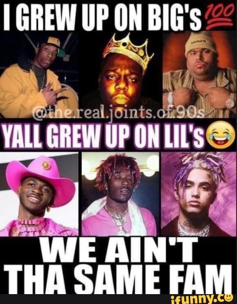 YALL GREW
as
WE AIN'T
THA SAME FAM