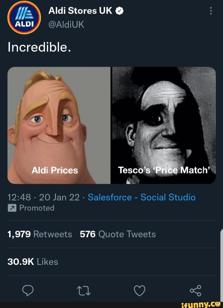 Aldi Stores UK \ator) AldiUk Incredible. Aldi Prices 'Price Match