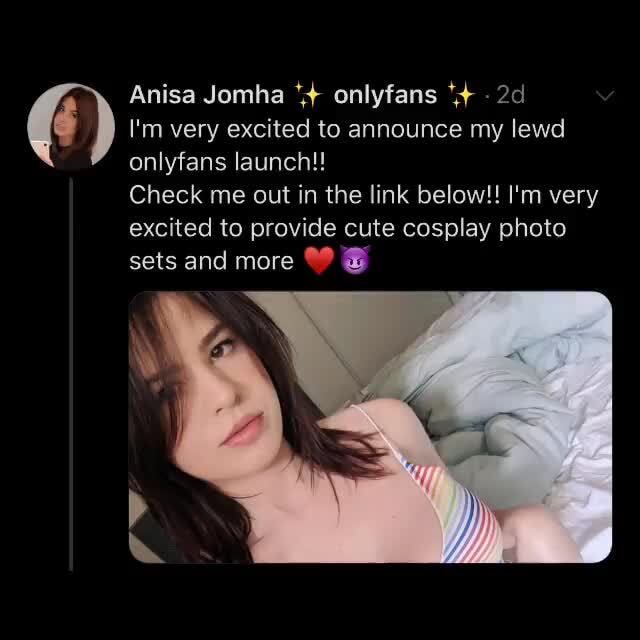 Anisa Jomha onlyfans 2d €) I'm very excited to announce my lewd onlyfa...