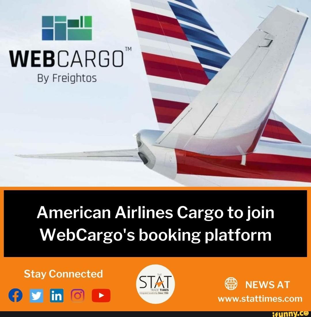 WEBCARGO By Freightos American Airlines Cargo To Join WebCargo's ...