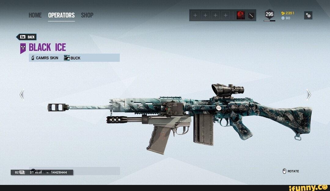 My Black Ice Collection - @90 OPERATORS BLACK ICE CAMRS SKIN BUCK ...