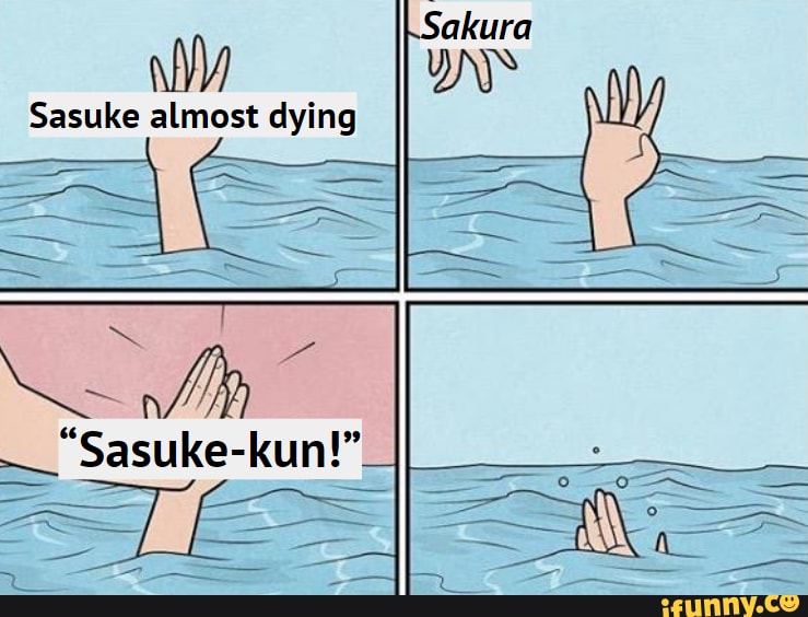 Sasuke almost dying