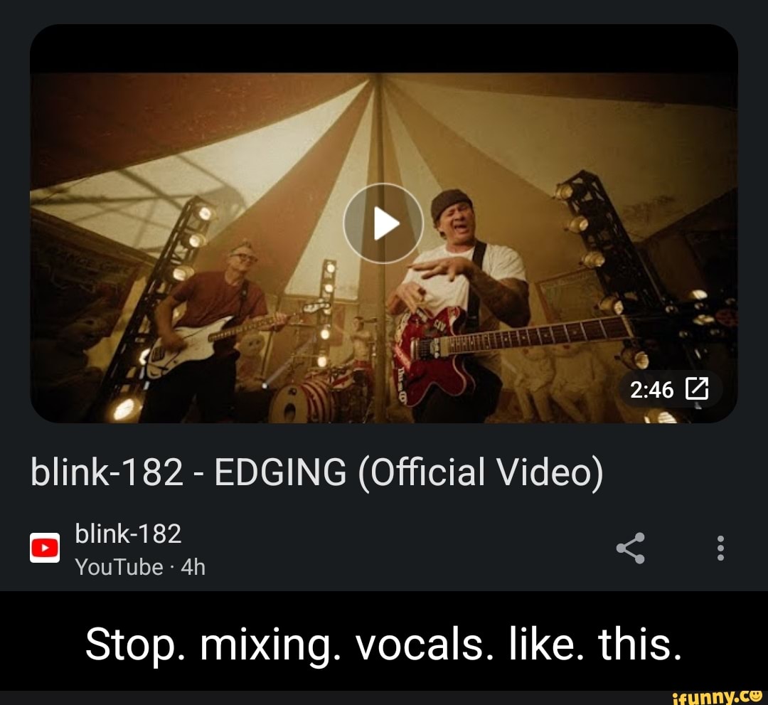 Blink-182 - EDGING (Official Video) Blink-182