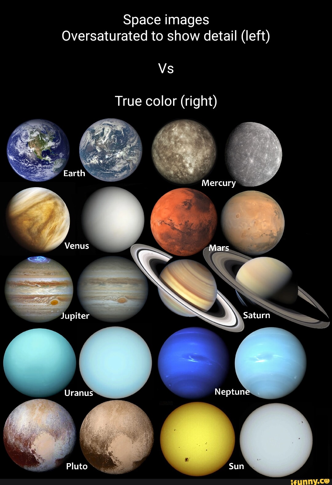 True Color Planet Mars All For One