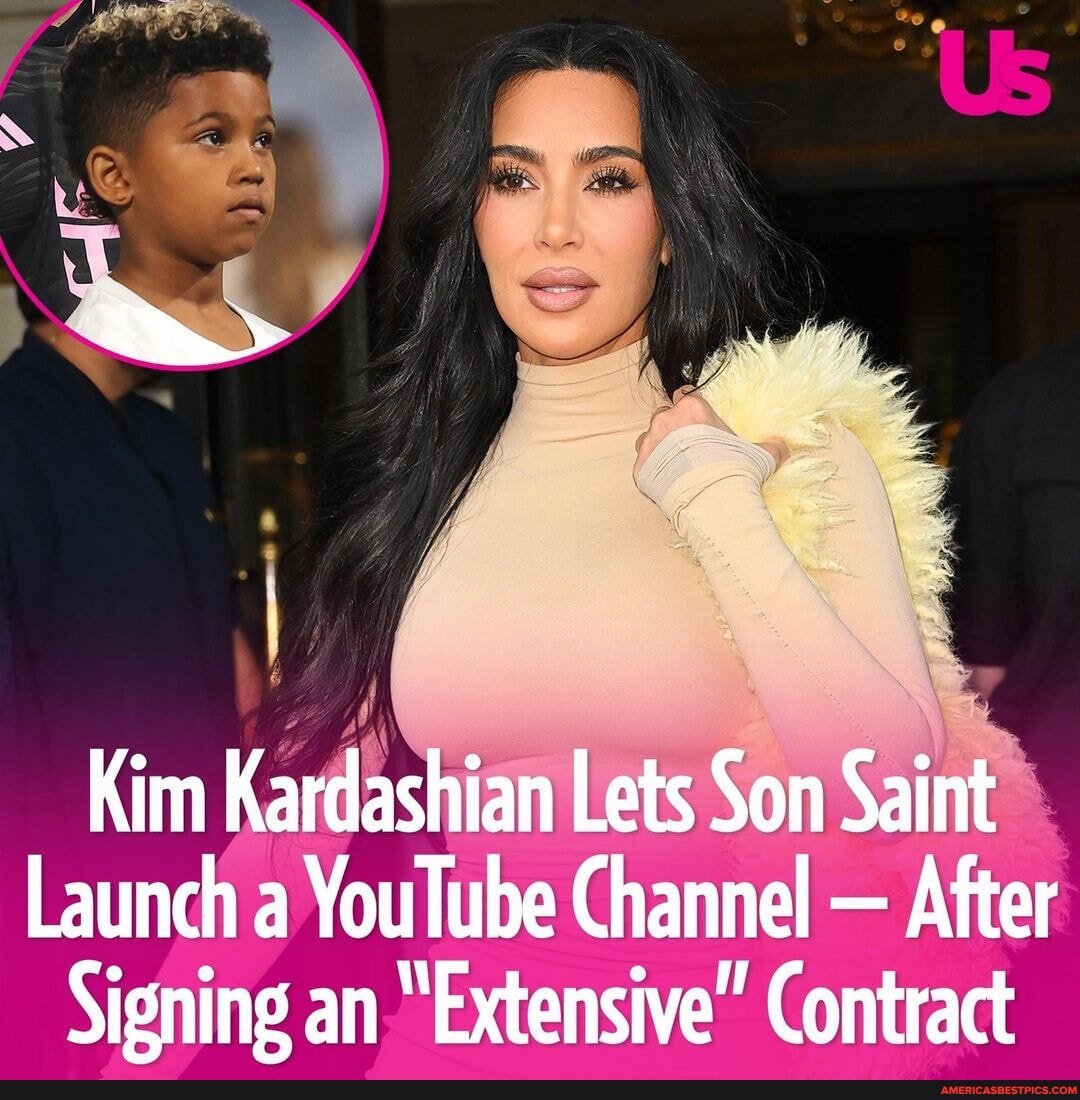 Saint West launched his own YouTube channel with permission from Kim