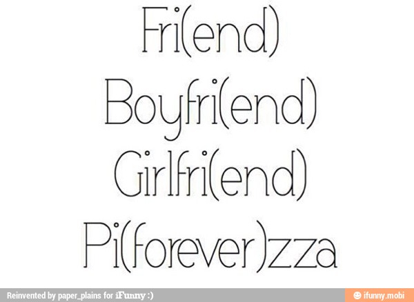 Hilend)
Boyfriend)
Pilforeverizza