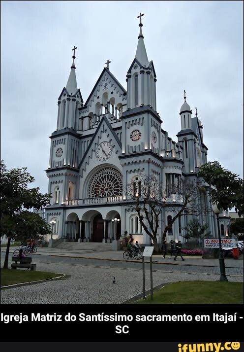 Igreja Matriz do Santíssimo sacramento em Itajaí - sc - Igreja Matriz do Santíssimo sacramento em Itajaí - SC