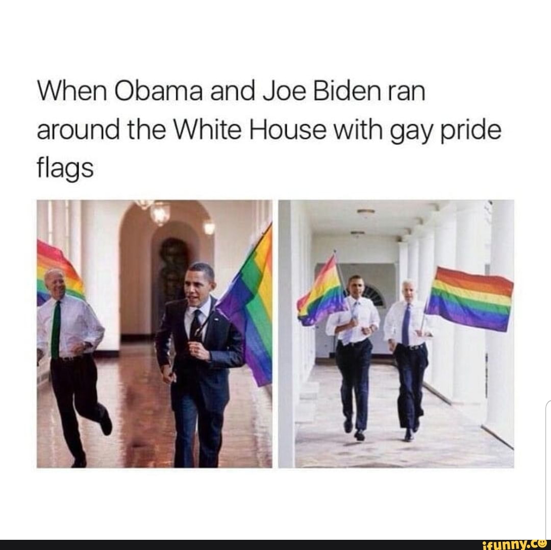 obama with gay pride flags