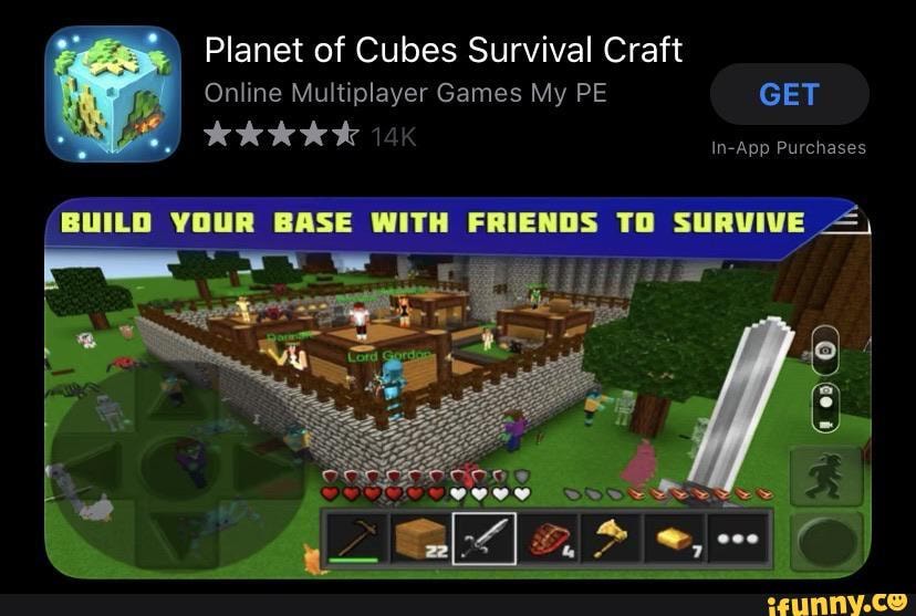 planet of cubes survival craft online