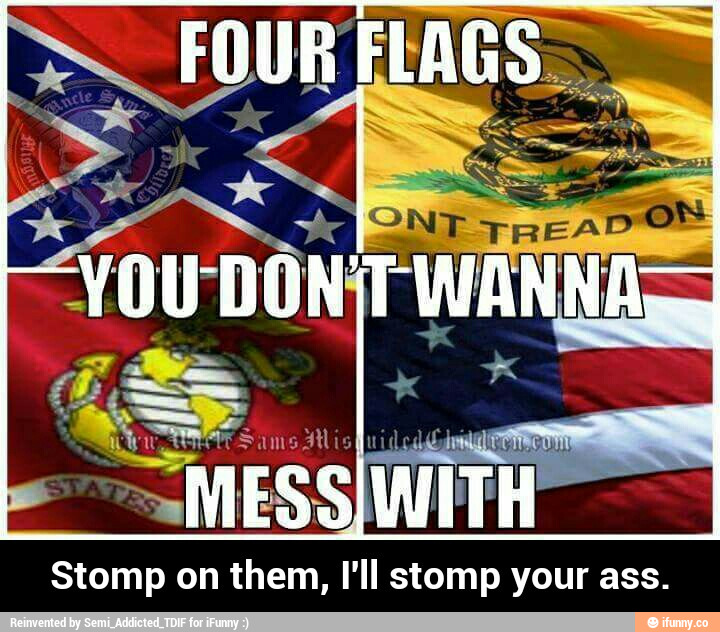 Stomp My Flag, I'll Eat Your Ass American Dank Meme Shirt