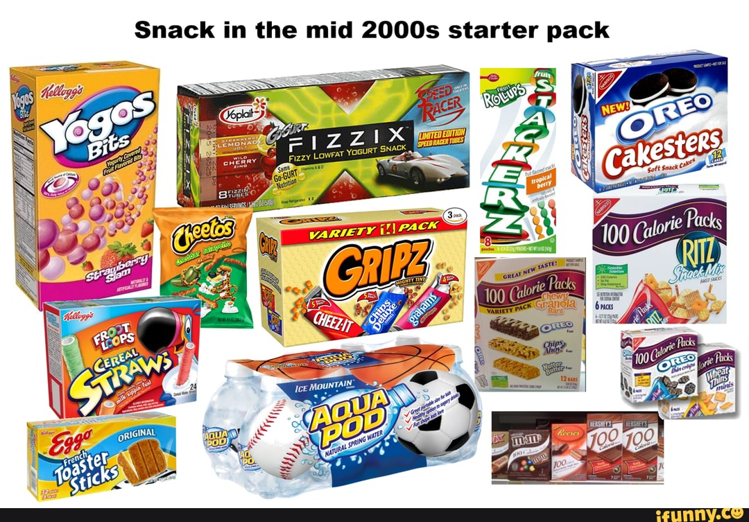 Snack in the mid 2000s starter pack 00 iFunny