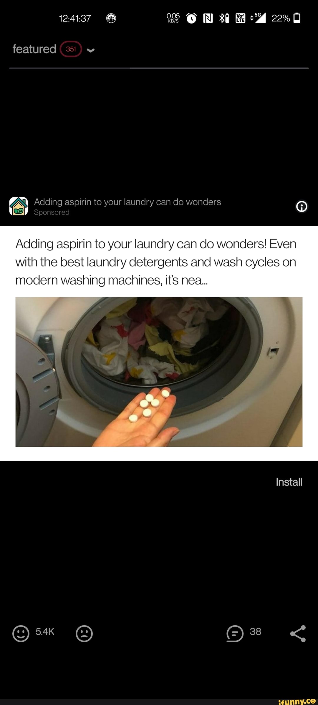 IN) featured 351) Adding aspirin to your laundry can do wonders Sp