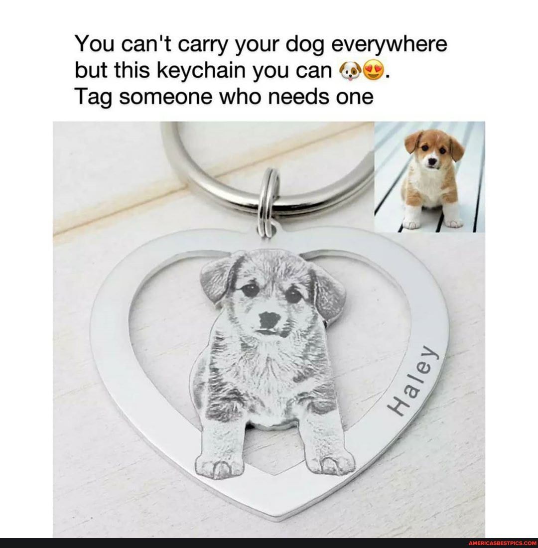 You can't carry your dog everywhere but this keychain you can
Tag someone who needs one