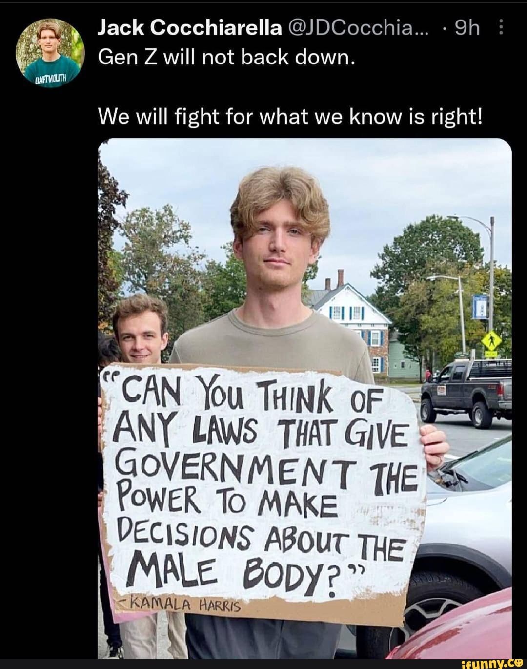 Jack Cocchiarella JDCocchia... Gen Z will not back down. We