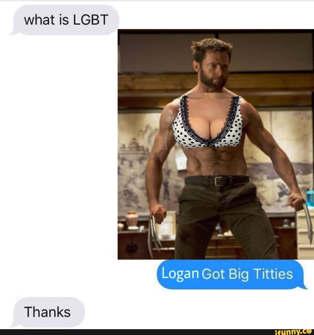 Levi got big Tiddis Мем