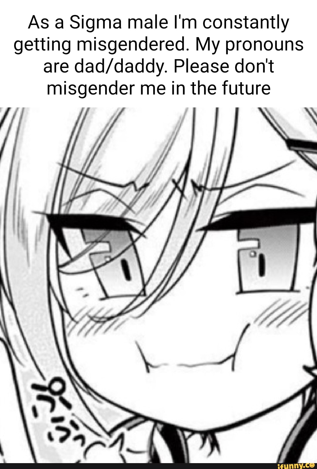 As a Sigma male I'm constantly getting misgendered. My pronouns are ...