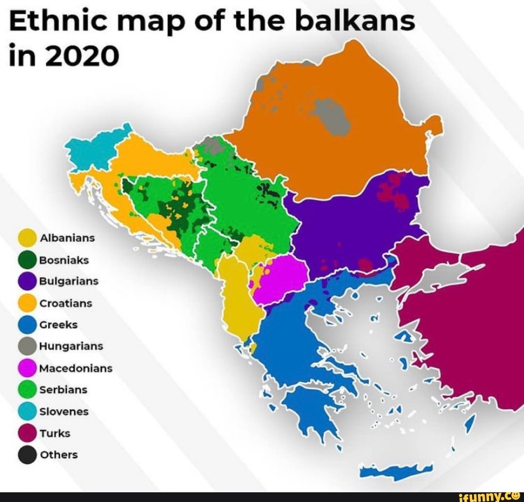 Ethnic Map Of The Balkans World Map | My XXX Hot Girl