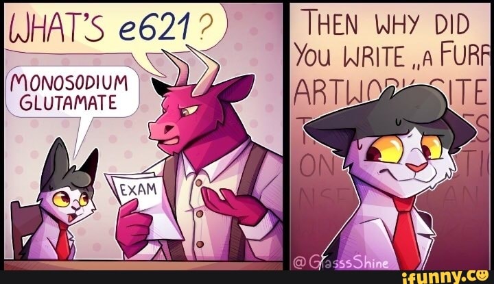 THEN WHY WHATS You WRITE FUR MONOSODIUM GLUTAMATE - )