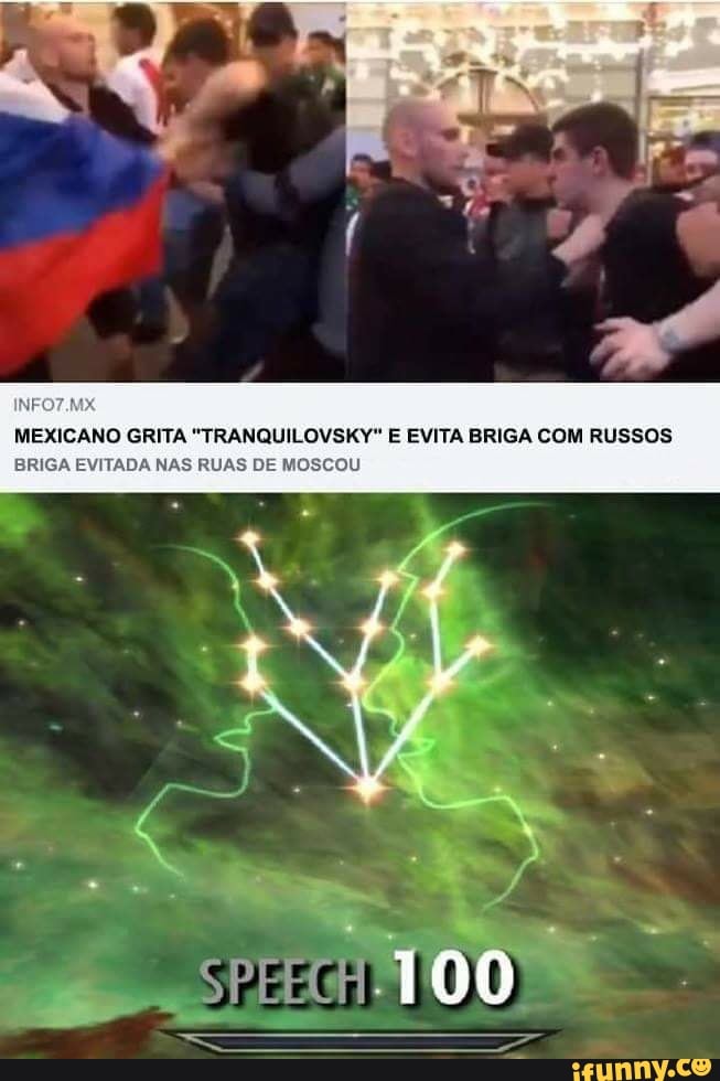 mm
MEXICANO GRITA "TRANQUILOVSKY" E EVITA BRIGA COM RUSSOS BRIGA EVITADA NAS RUAS DE MOSCOU
SPEI TOO