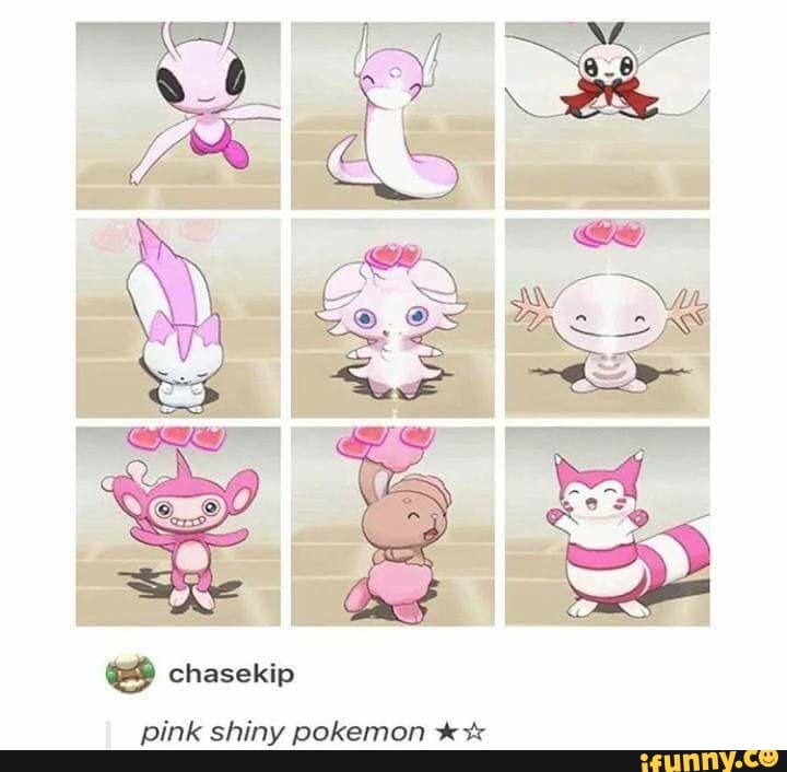 Pink Shiny Pokemon A