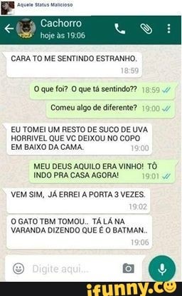 Cachorro
Ceca ead
Nemo aL Onn ag
EVER A
MEU DEUS AQUILO ERA VINHO! TO
VEM SIM, JÁ ERREI
A
PORTA 3 VEZES.
RREO
INT Ca