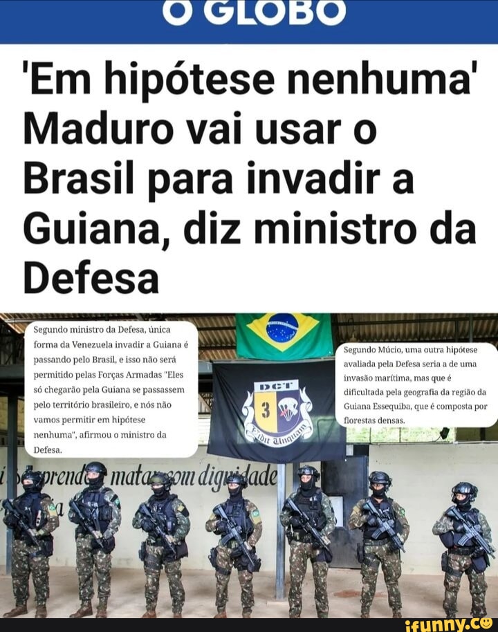 Em hipótese nenhuma, diz Múcio sobre Venezuela usar Brasil para invadir  Guiana