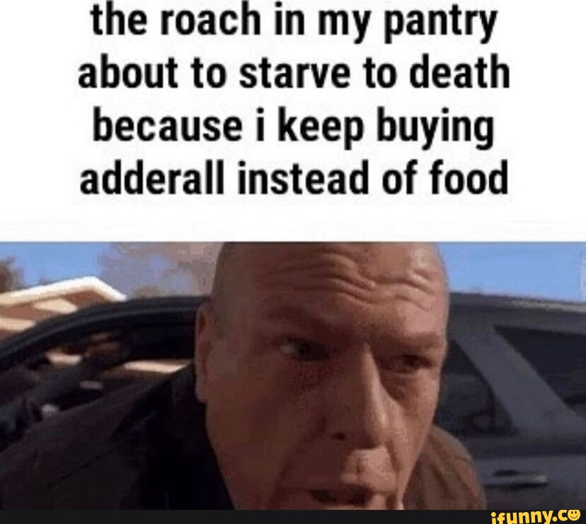 The roach in my pantry about to starve to death because i keep buying ...