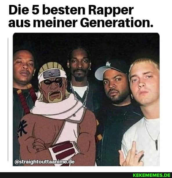 Die 5 besten Rapper aus meiner Generation. @straightouttaänimie.de