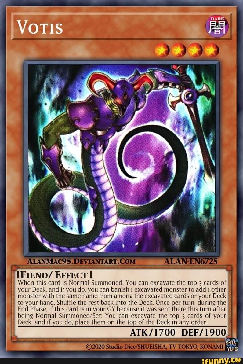 FIEND/ EFFECT (COM When this card is Normal Summoned: You can excavate the  top 3 cards