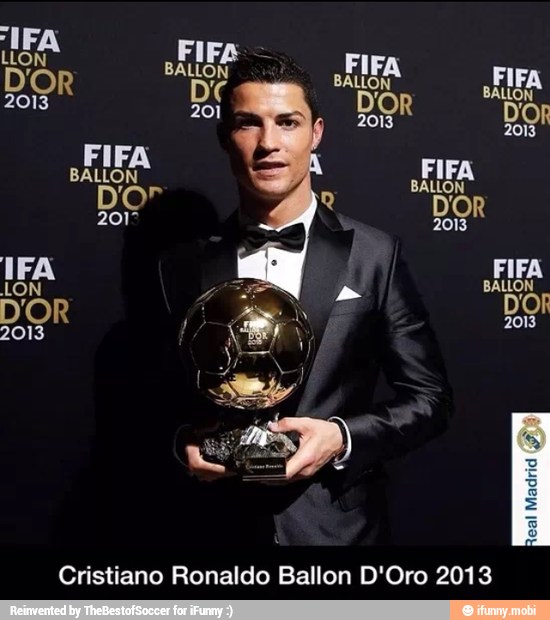 Cristiano Ronaldo Ballon D'Oro 2013