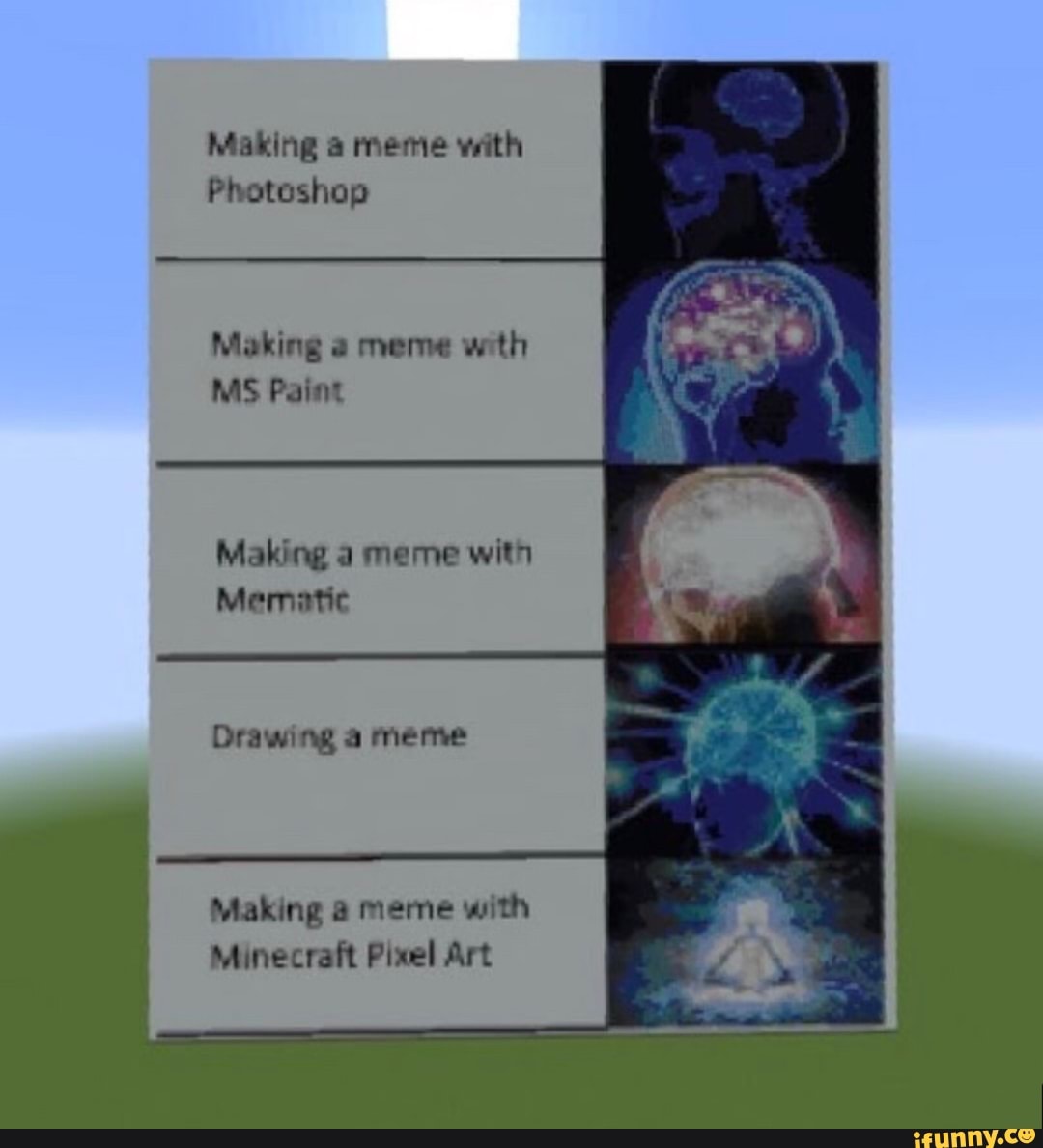 Making a meme with MS Paint Making a meme with Mematic Drawing a meme ...