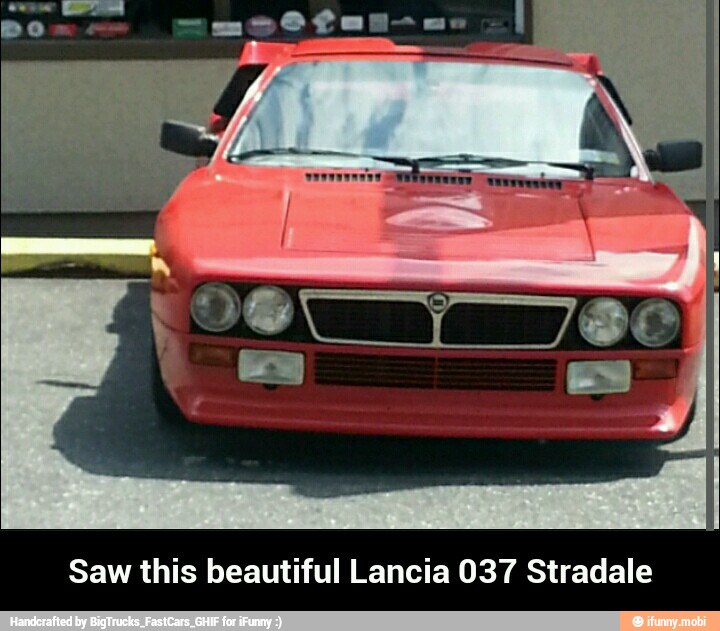 Saw this beautiful Lancia 037 Stradale - Saw this beautiful Lancia 037 Stradale