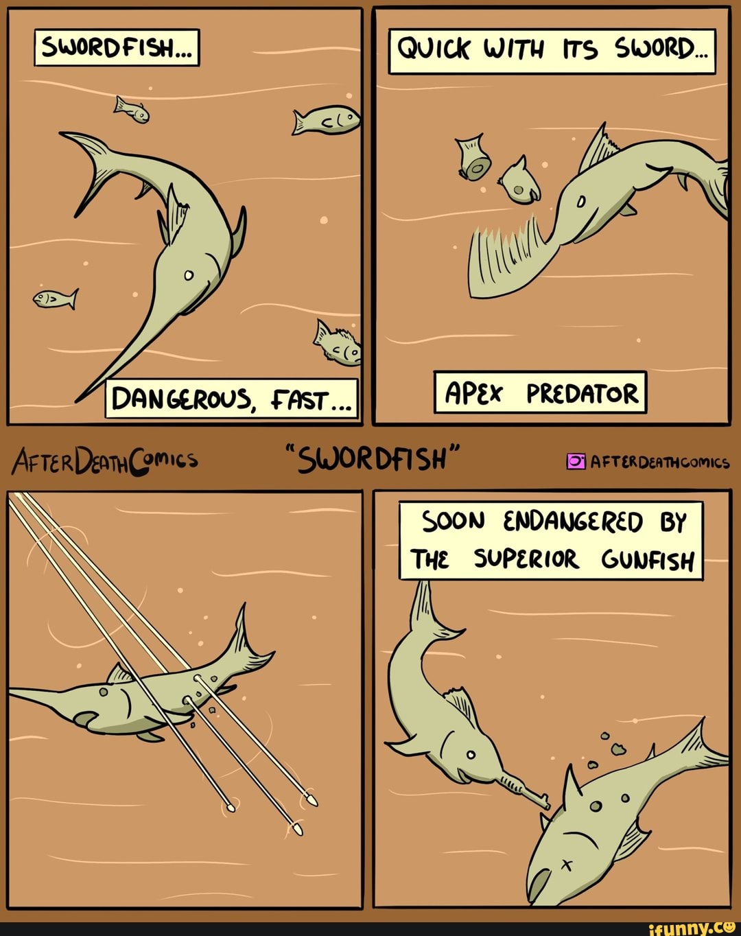 SWORDFISH... QUICK WITH ITS SWORD...