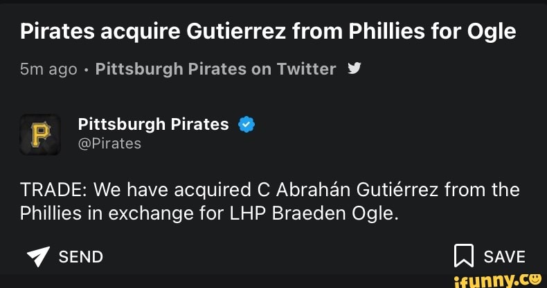 This is a 2021 photo of Braeden Ogle of the Pittsburgh Pirates