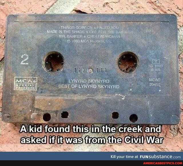 A kicl found this in the creek and asked if was from the Civil War
