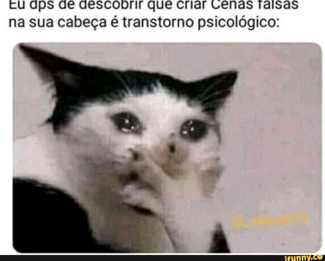 Eu Gps de gescobrIr que criar Cenas taisas na sua cabeça é transtorno psicológico:
