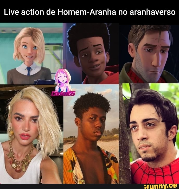 Live action de Homem-Aranha no aranhaverso