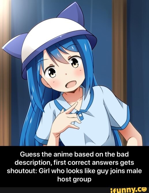 Guess the anime on the bad description, first correct gets shoutout: Girl who