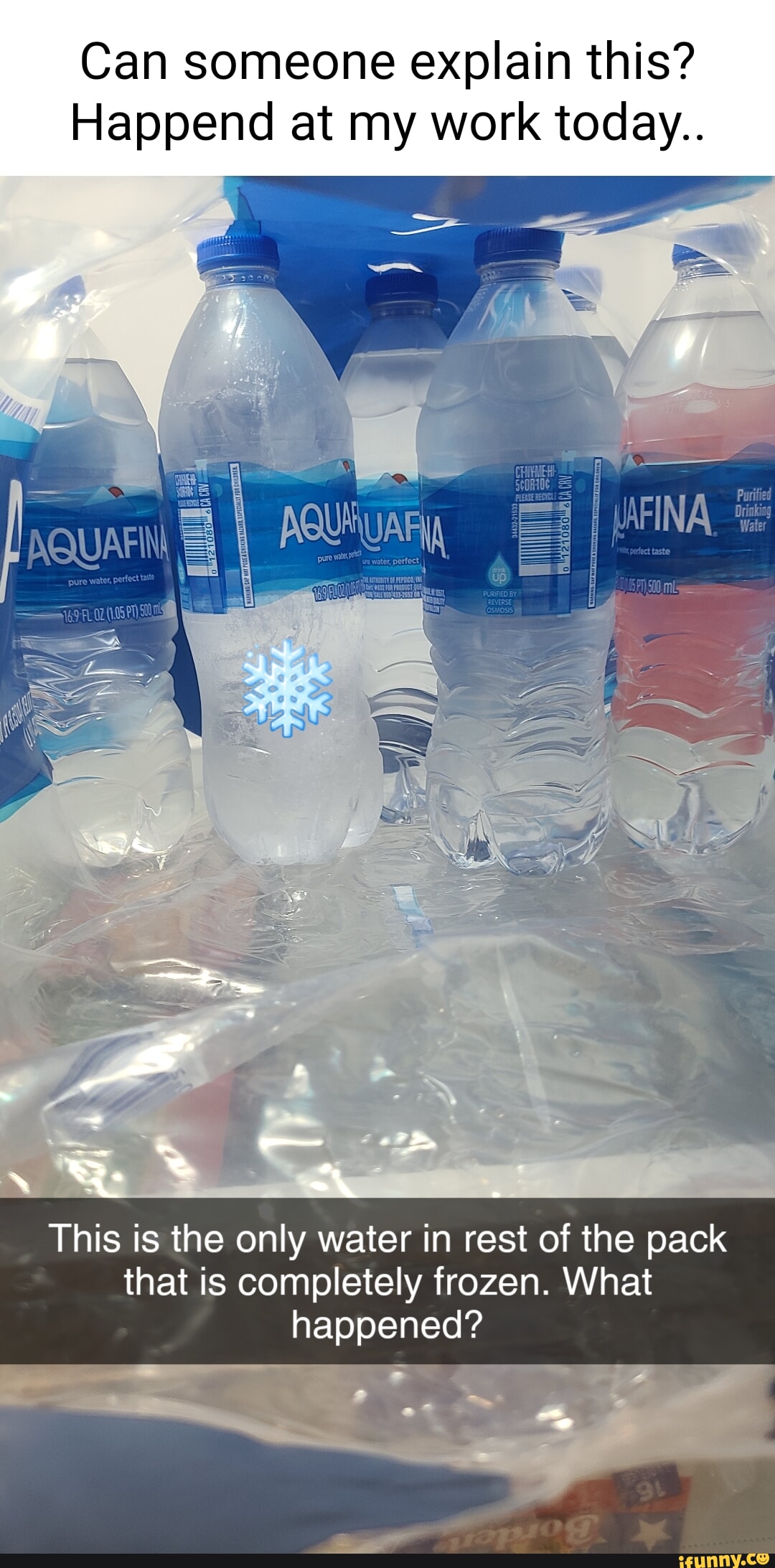 Aquafina Pure Unflavored Water - 20 fl oz Bottle