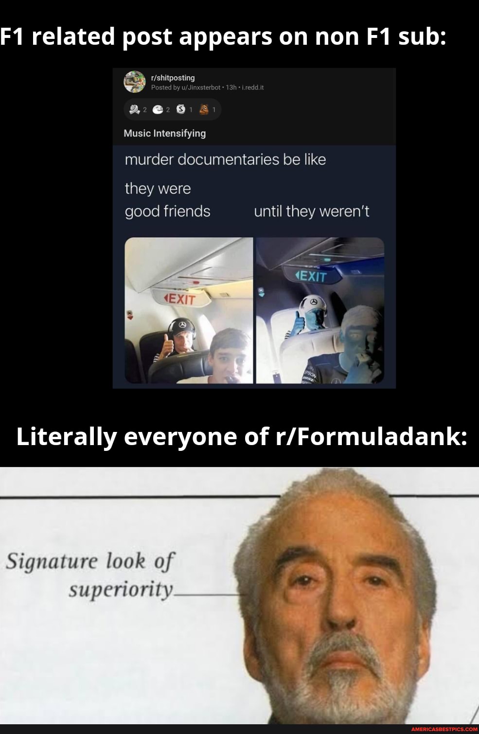 related post appears on non sub:
by
Music Intensifying
murder documentaries be like
they were good friends until they weren't
EXit
Literally everyone of
Signature look of
superiority