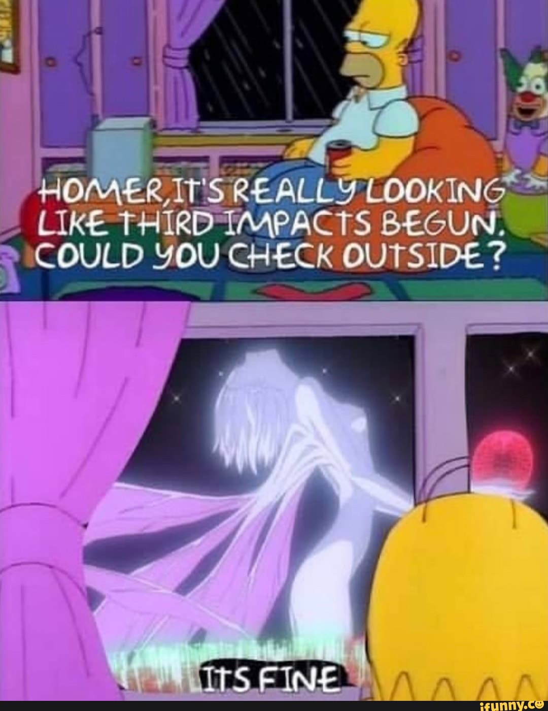 HOMER IT'S
LIKE RD APACIS
y
COULD YOU CHECK OUTSIDE?