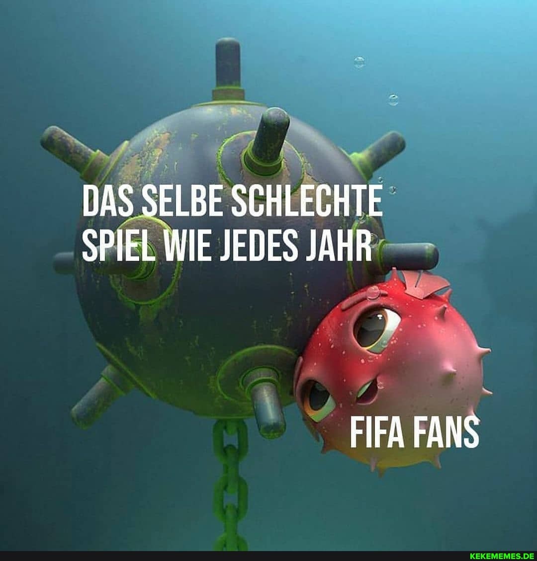 DAS SELBE SCHLECHTE SPIEL WIE JEDES JAHR
FIFA FANS