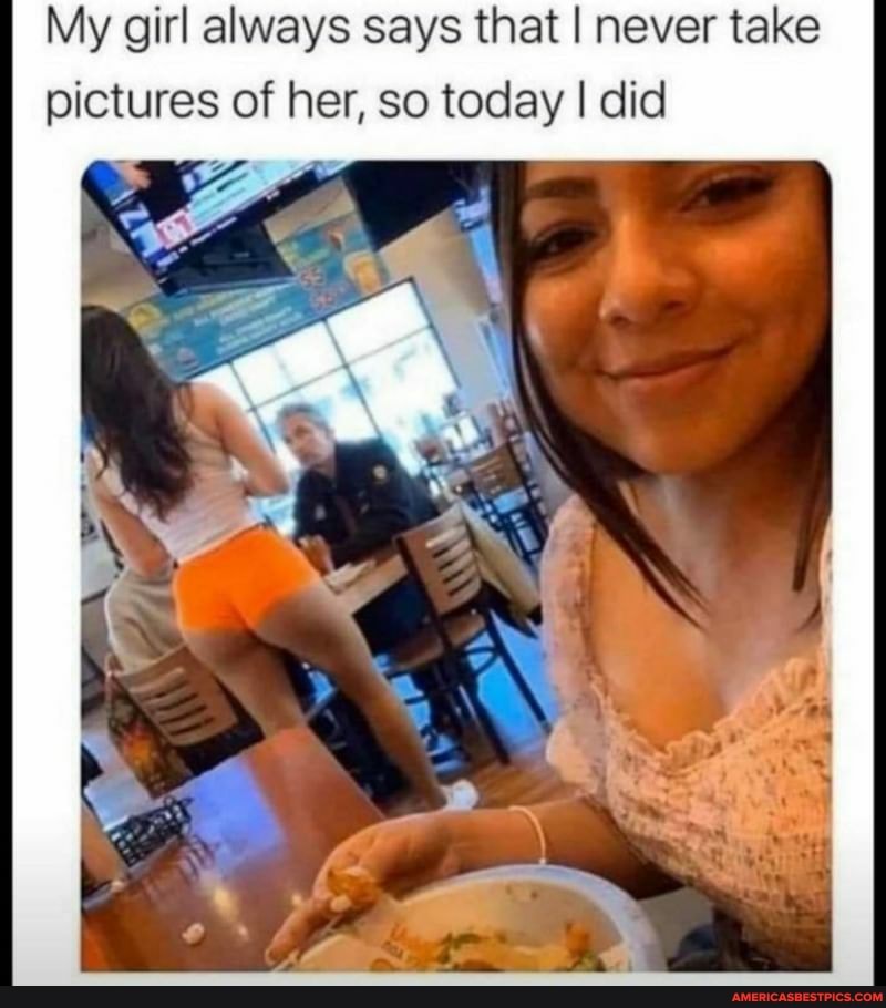 My girl always says that I never take pictures of her, so today I did