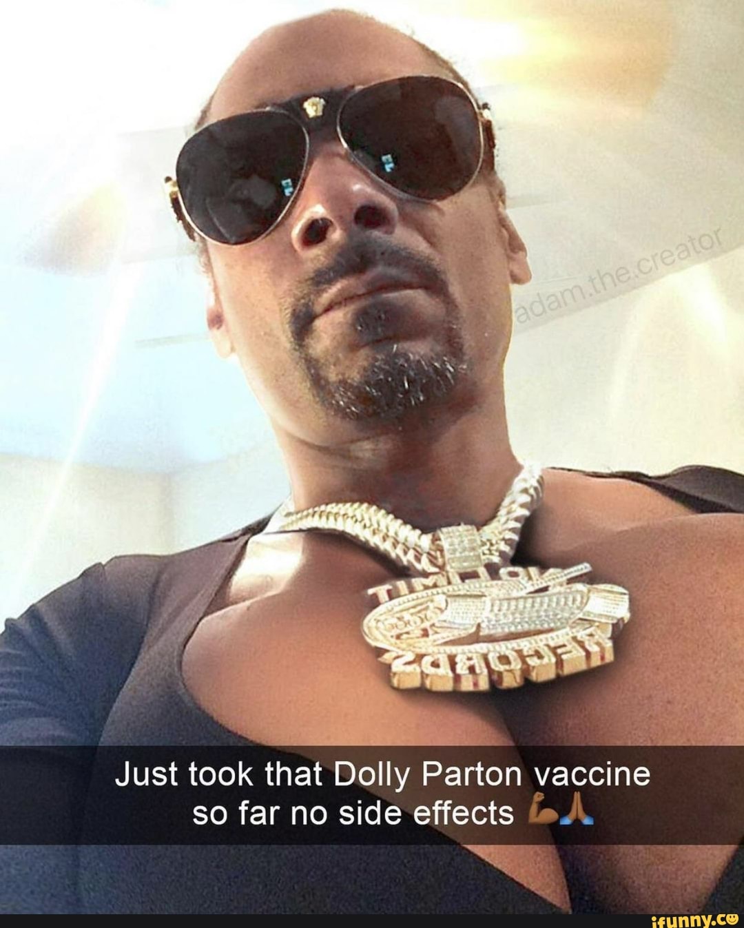 Just took that Dolly Parton vaccine so far no side effects