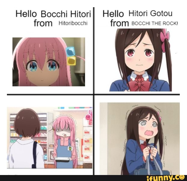 Hello Hitori Gotou from soccHi THE ROcK! Hello Bocchi Hitori from ...