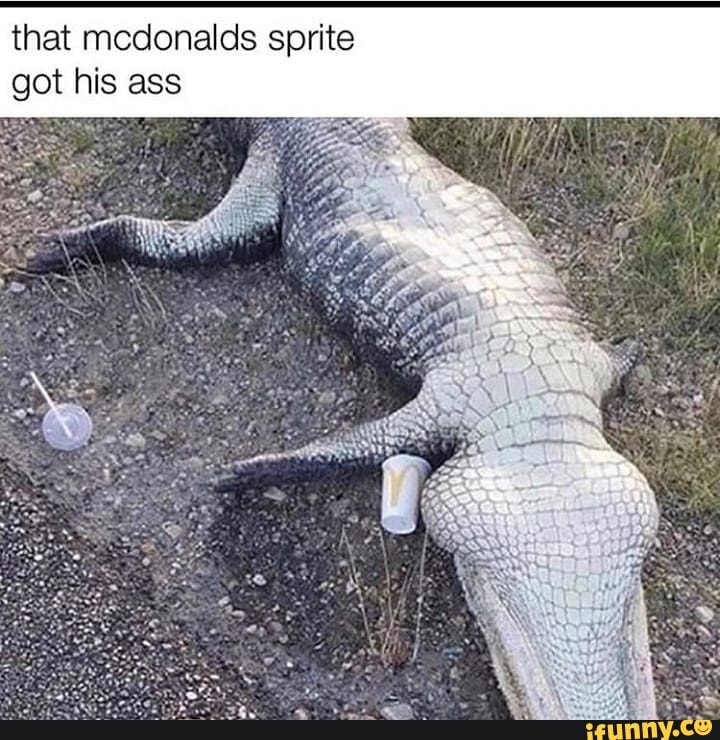 That mcdonalds sprite got his ass - iFunny