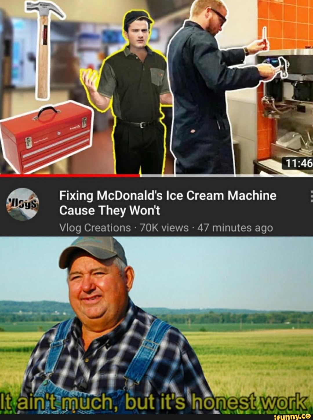 Fixing McDonald's Ice Cream Machine Cause They Won't Vlog Creations 70K
