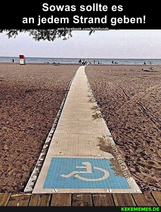 Sowas sollte es an jedem Strand geben!