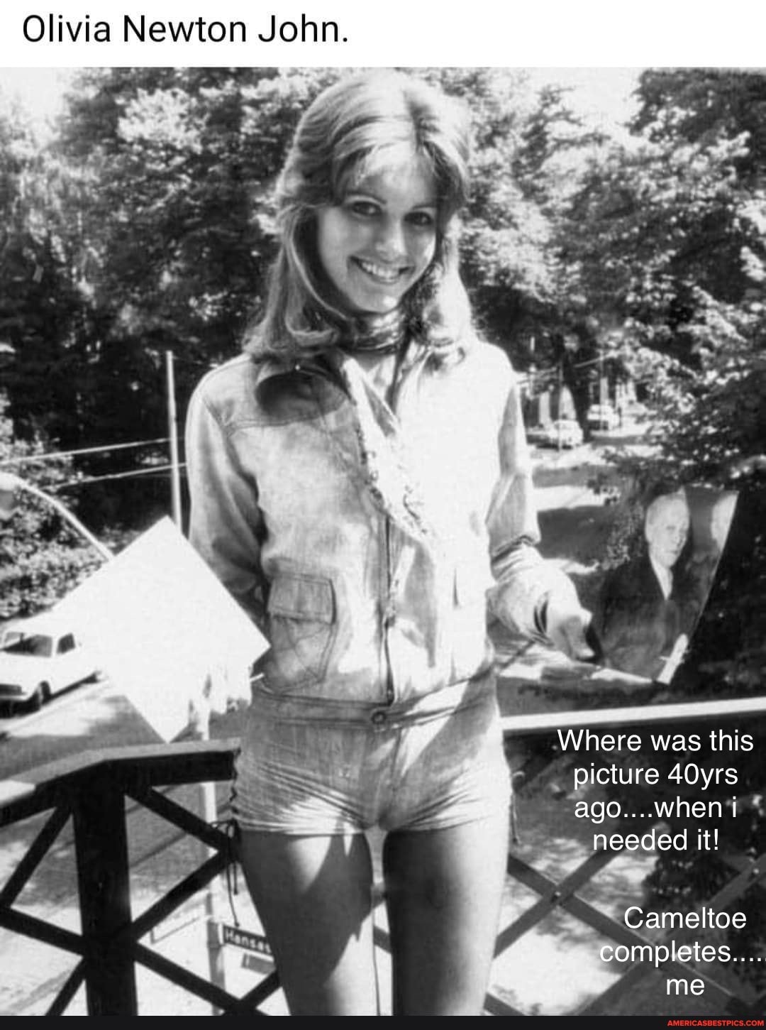 Olivia Newton John Where Was This Picture 40yrs When I Needed It Cameltoe Completes Me 