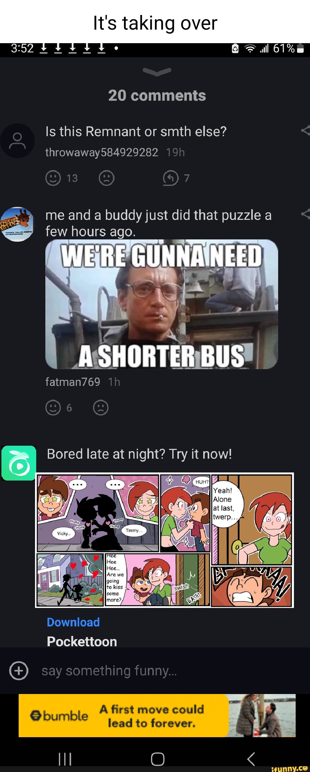 Pockettoon memes. Best Collection of funny Pockettoon pictures on iFunny